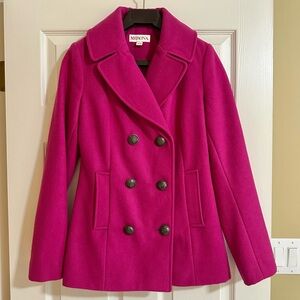 Magenta Pea Coat